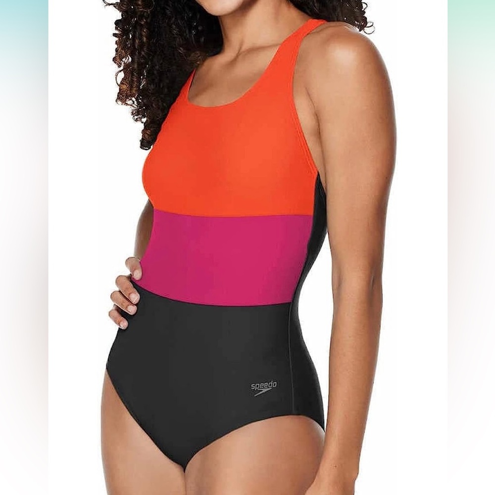 Speedo Color Block Ultraback Women’s one piece swimsuit